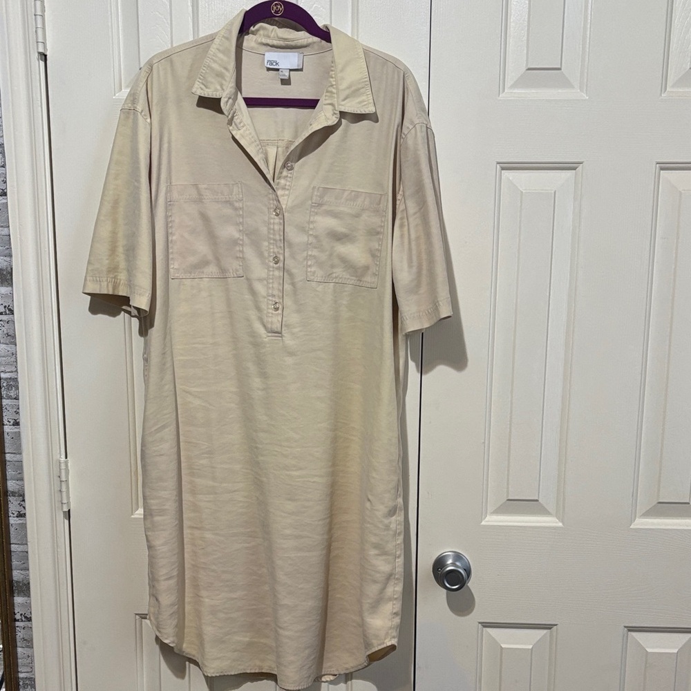 Nordstrom Rack Button Down Dress Sz XL